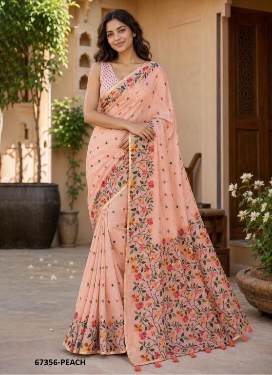 LEMON - Catalog # 67356 (Set of 6 Sarees)