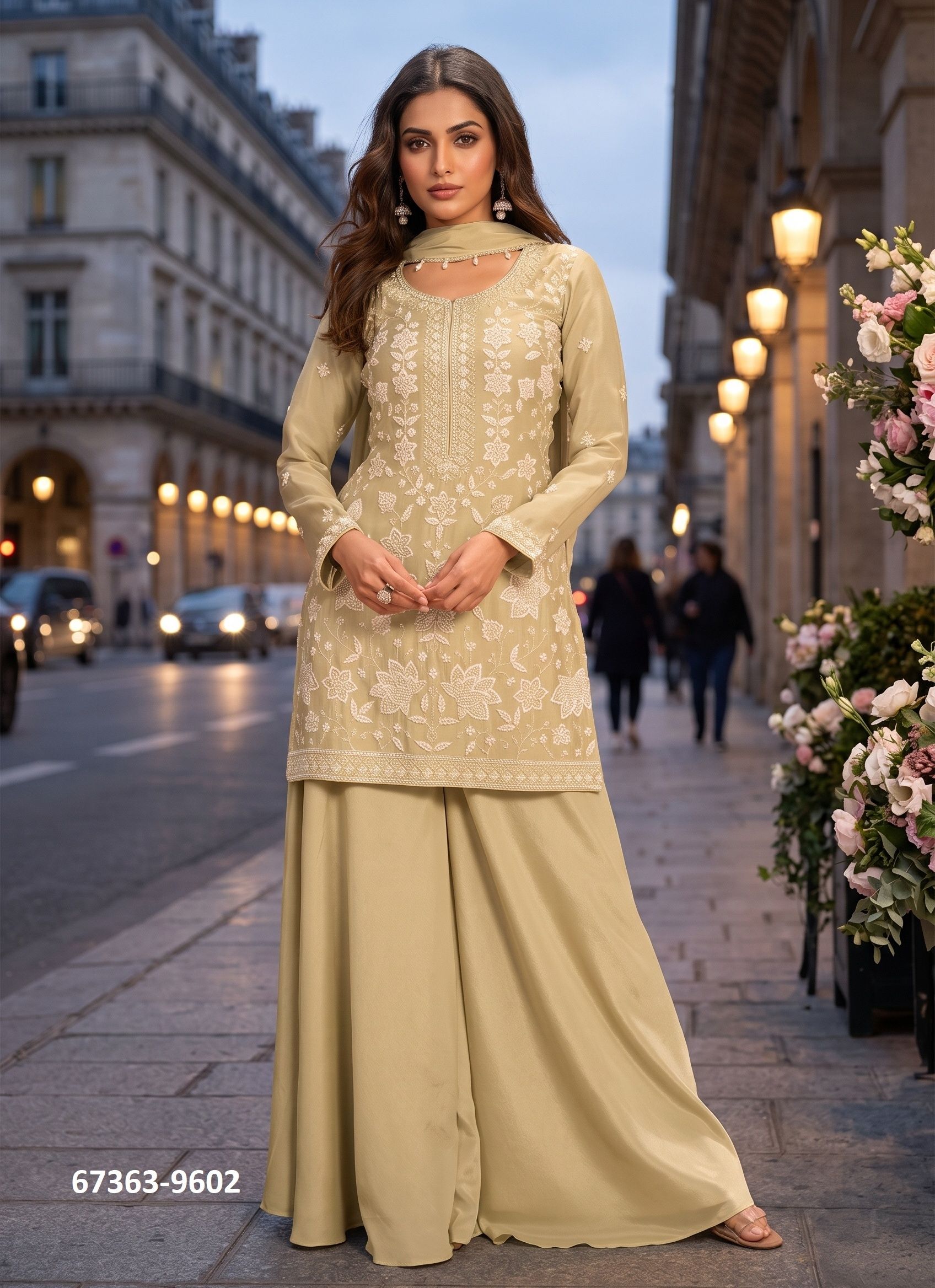 GALLE - Catalog # 67363 (Set of 2 Readymade Salwar Suits)