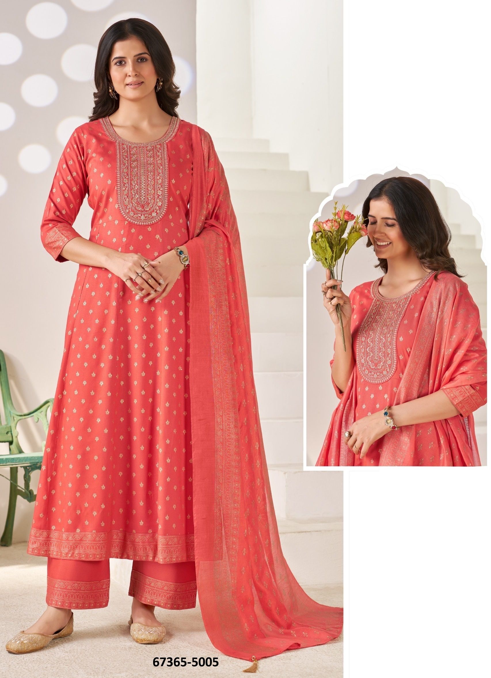MILO - Catalog # 67365 (Set of 42 SIZE-SETS [Readymade Salwar Suits])