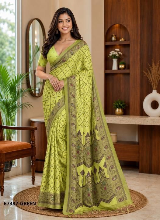 PANAMA 2 - Catalog # 67387 (Set of 4 Sarees)