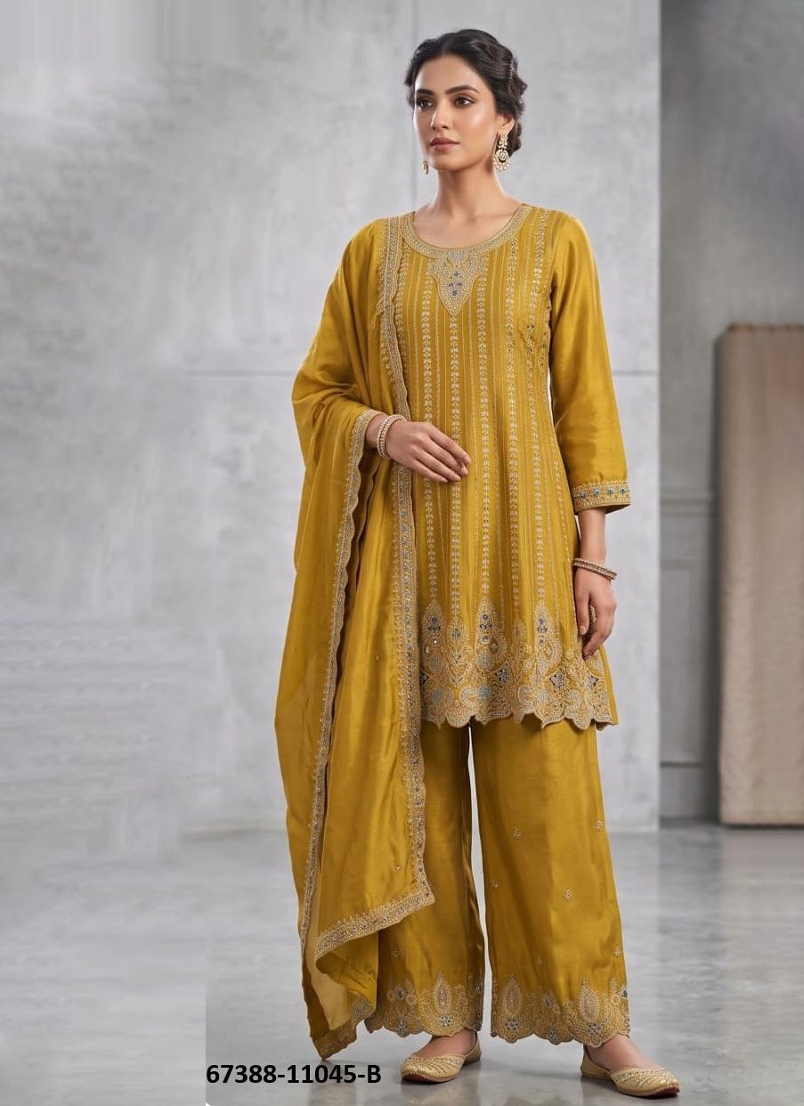 DENISHA - Catalog # 67388 (Set of 4 Readymade Salwar Suits) DENISHA - Catalog # 67388 (Set of 4 Readymade Salwar Suits)