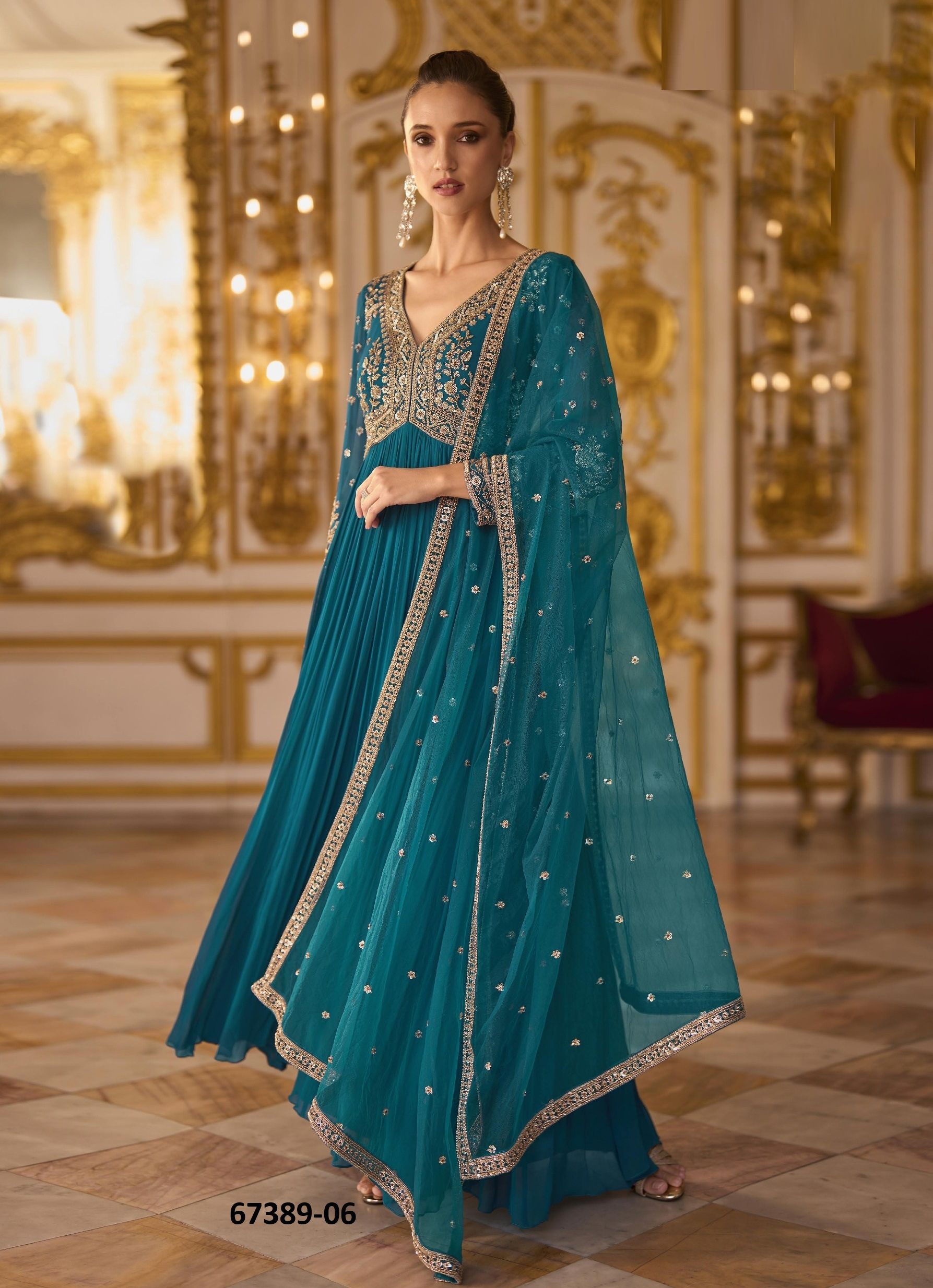 LULABOO - Catalog # 67389 (Set of 5 Readymade Salwar Suits)