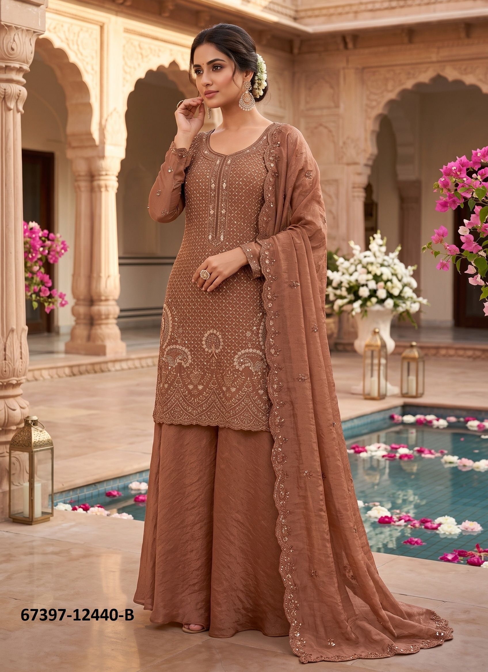 PURABI - Catalog # 67397 (Set of 2 Readymade Salwar Suits) PURABI - Catalog # 67397 (Set of 2 Readymade Salwar Suits)