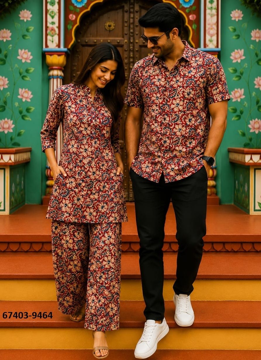 HAND BAGRU PRINTED COUPLE COMBO SET - Catalog # 67403 (Set of 32 Couple-Combo) HAND BAGRU PRINTED COUPLE COMBO SET - Catalog # 67403 (Set of 32 Couple-Combo)