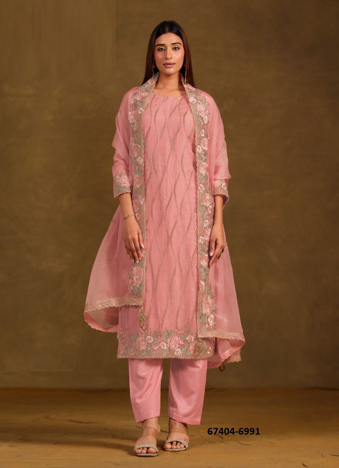 ALVIRA - Catalog # 67404 (Set of 6 Readymade Salwar Suits) ALVIRA - Catalog # 67404 (Set of 6 Readymade Salwar Suits)