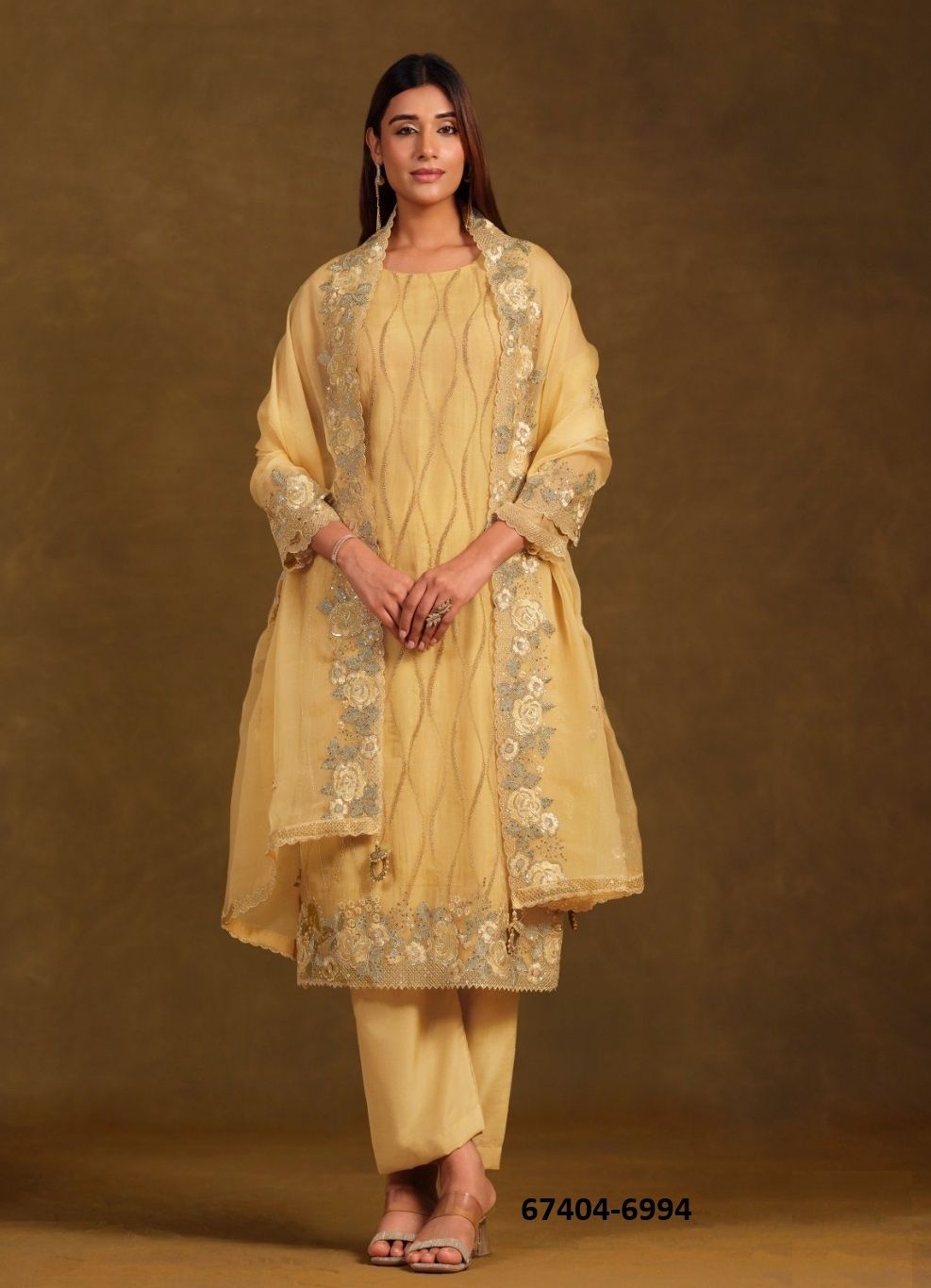 ALVIRA - Catalog # 67404 (Set of 6 Readymade Salwar Suits) ALVIRA - Catalog # 67404 (Set of 6 Readymade Salwar Suits)