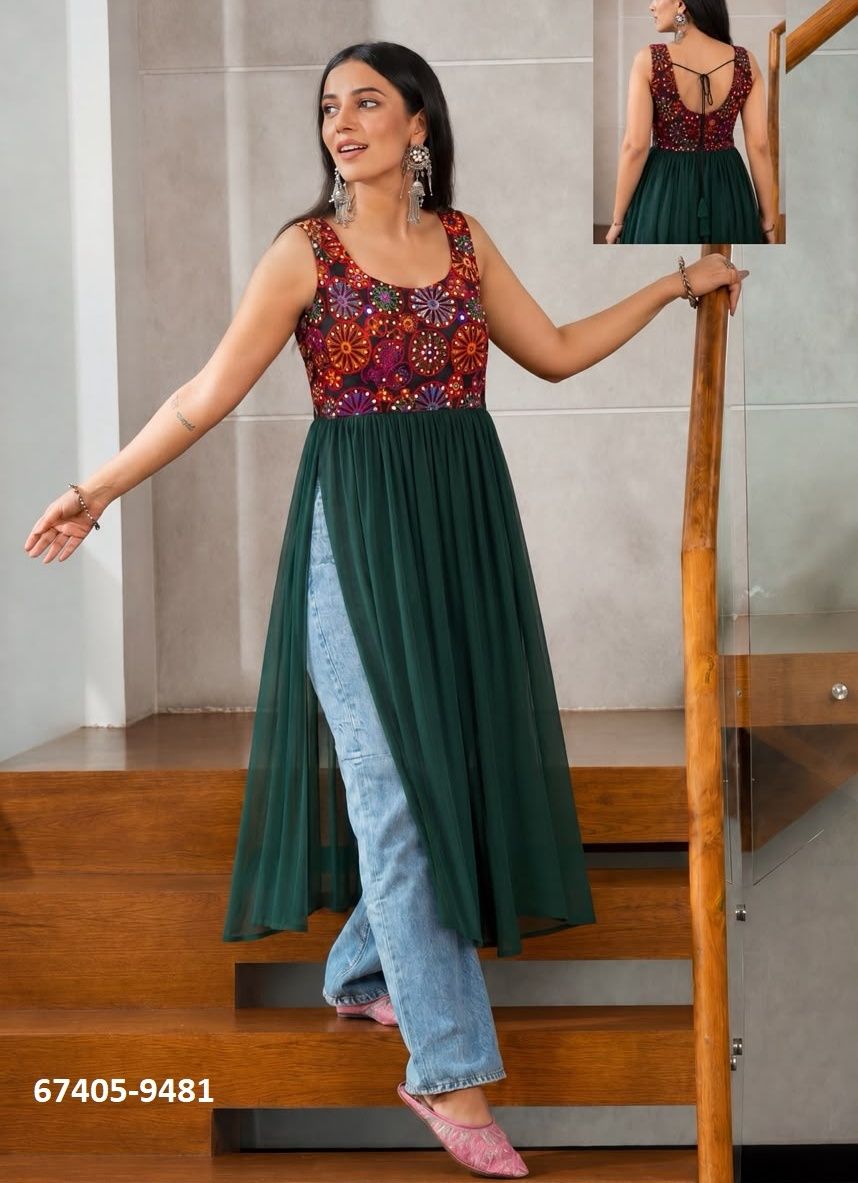 PANI GHAT - Catalog # 67405 (Set of 5 Readymade Women's Kurtis / Tops) PANI GHAT - Catalog # 67405 (Set of 5 Readymade Women's Kurtis / Tops)