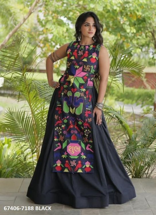 SANWARIA - Catalog # 67406 (Set of 2 Readymade Lehengas) SANWARIA - Catalog # 67406 (Set of 2 Readymade Lehengas)