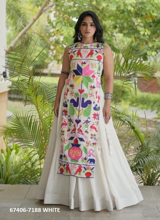 SANWARIA - Catalog # 67406 (Set of 2 Readymade Lehengas) SANWARIA - Catalog # 67406 (Set of 2 Readymade Lehengas)