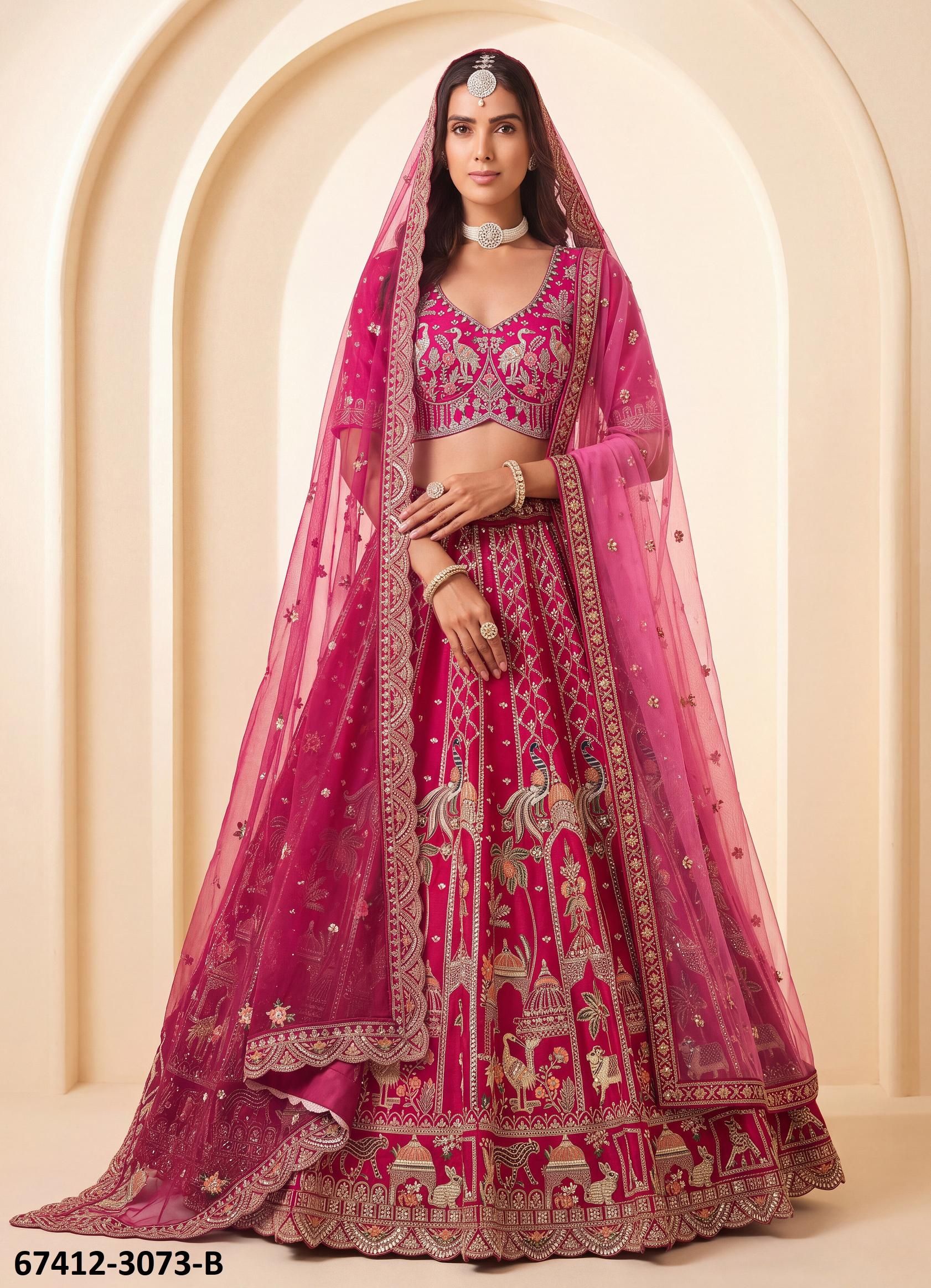 SABINA - Catalog # 67412 (Set of 17 Semi-Stitched Lehengas) SABINA - Catalog # 67412 (Set of 17 Semi-Stitched Lehengas)
