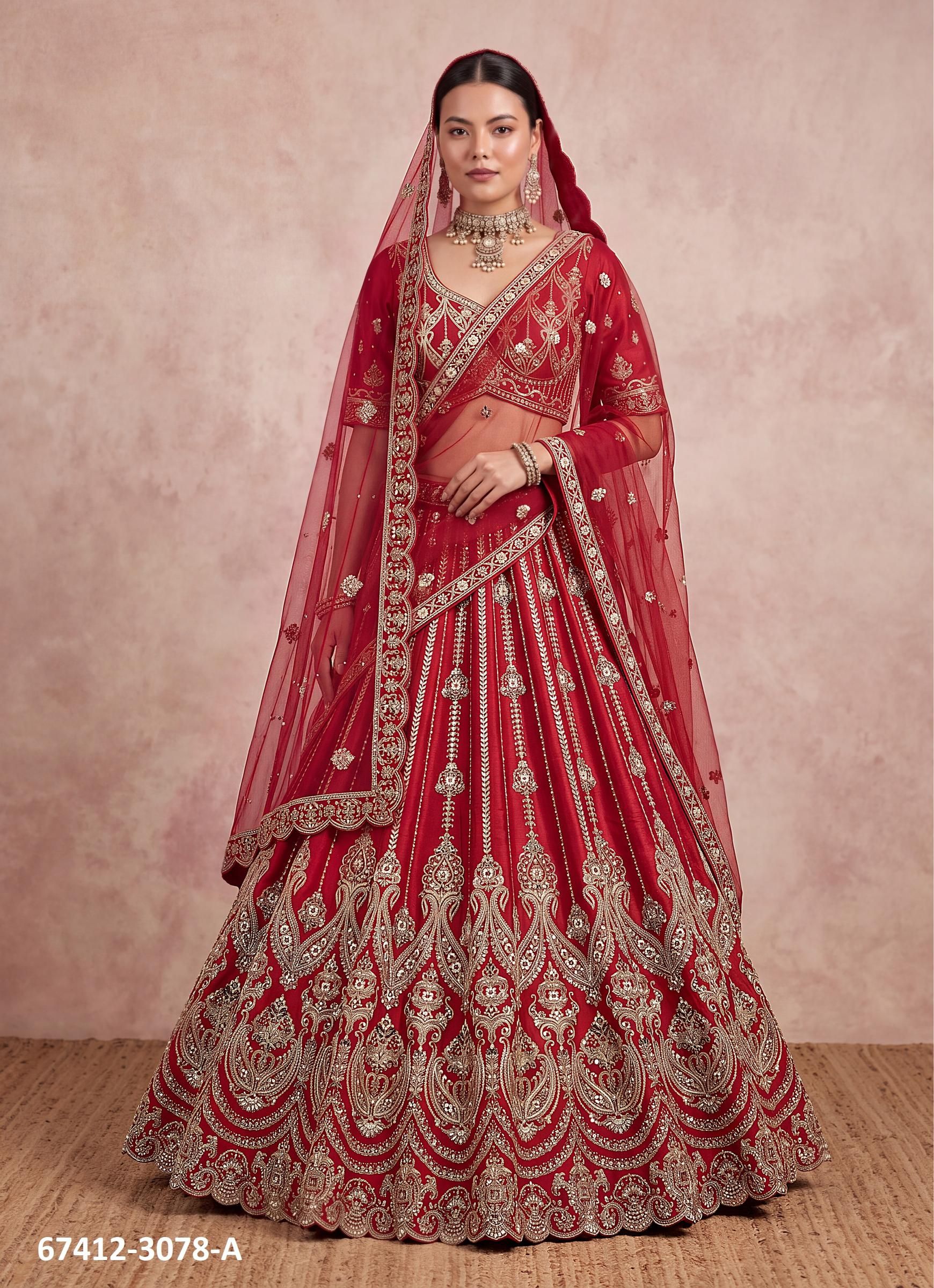 SABINA - Catalog # 67412 (Set of 17 Semi-Stitched Lehengas) SABINA - Catalog # 67412 (Set of 17 Semi-Stitched Lehengas)