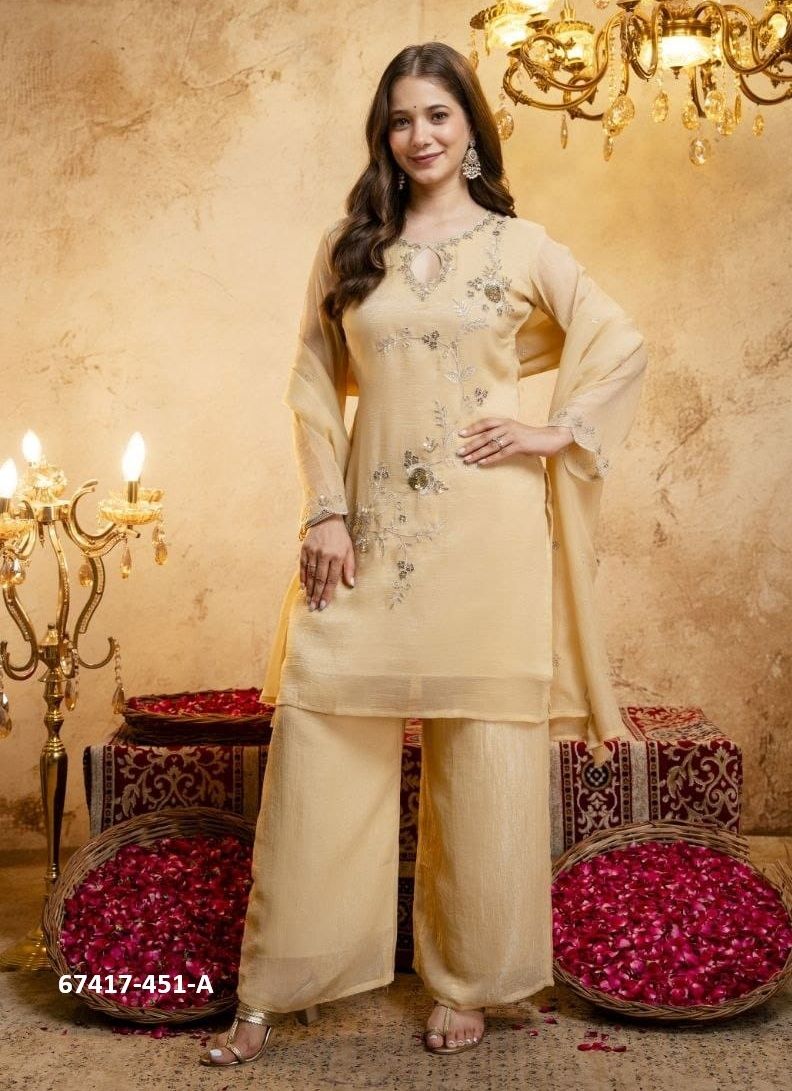 ANVAY - Catalog # 67417 (Set of 2 Readymade Salwar Suits) ANVAY - Catalog # 67417 (Set of 2 Readymade Salwar Suits)