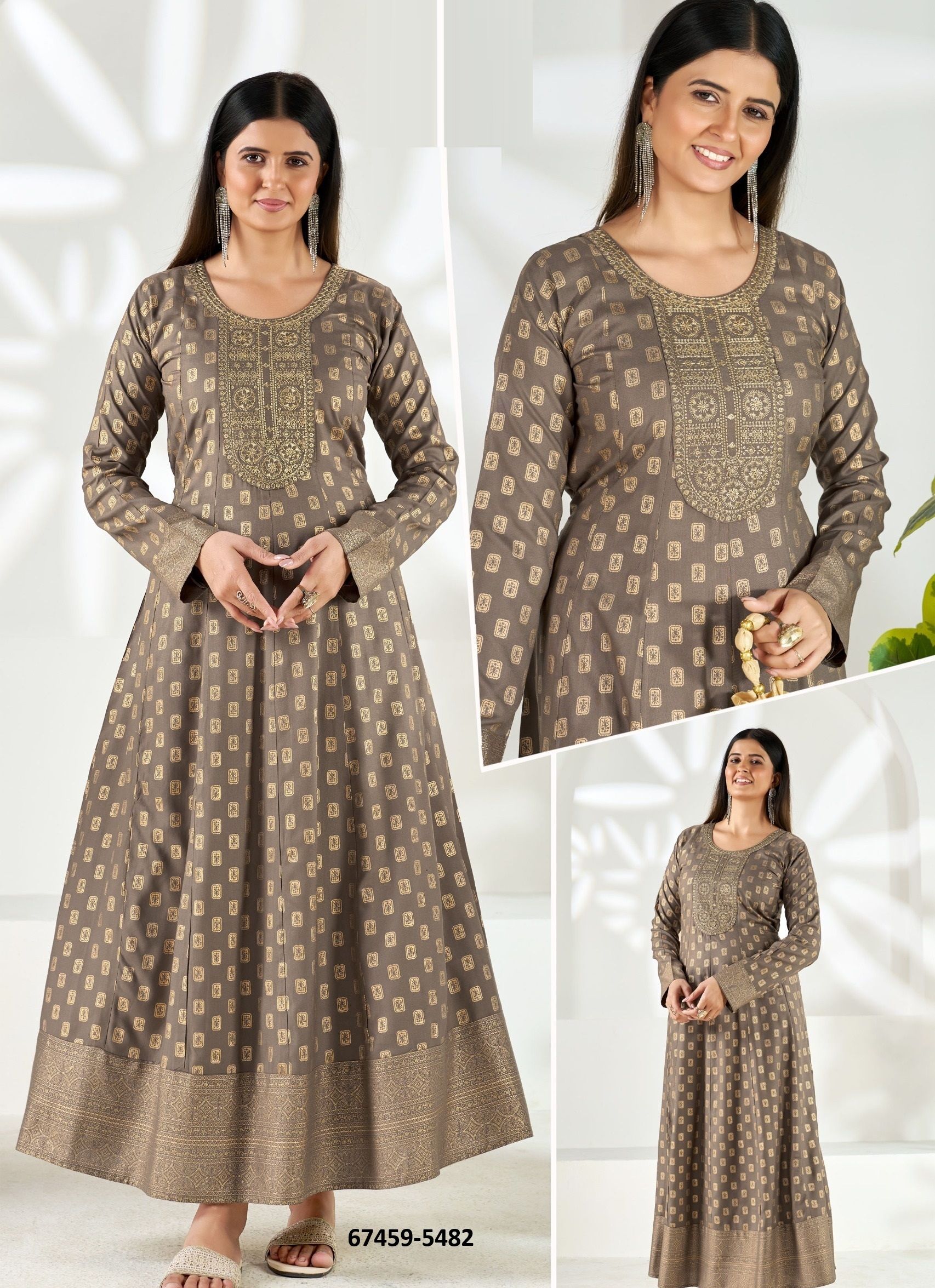 ASHIYANA PLUS SIZE - Catalog # 67459 (Set of 30 SIZE-SETS [Readymade Women's Kurtis / Tops])