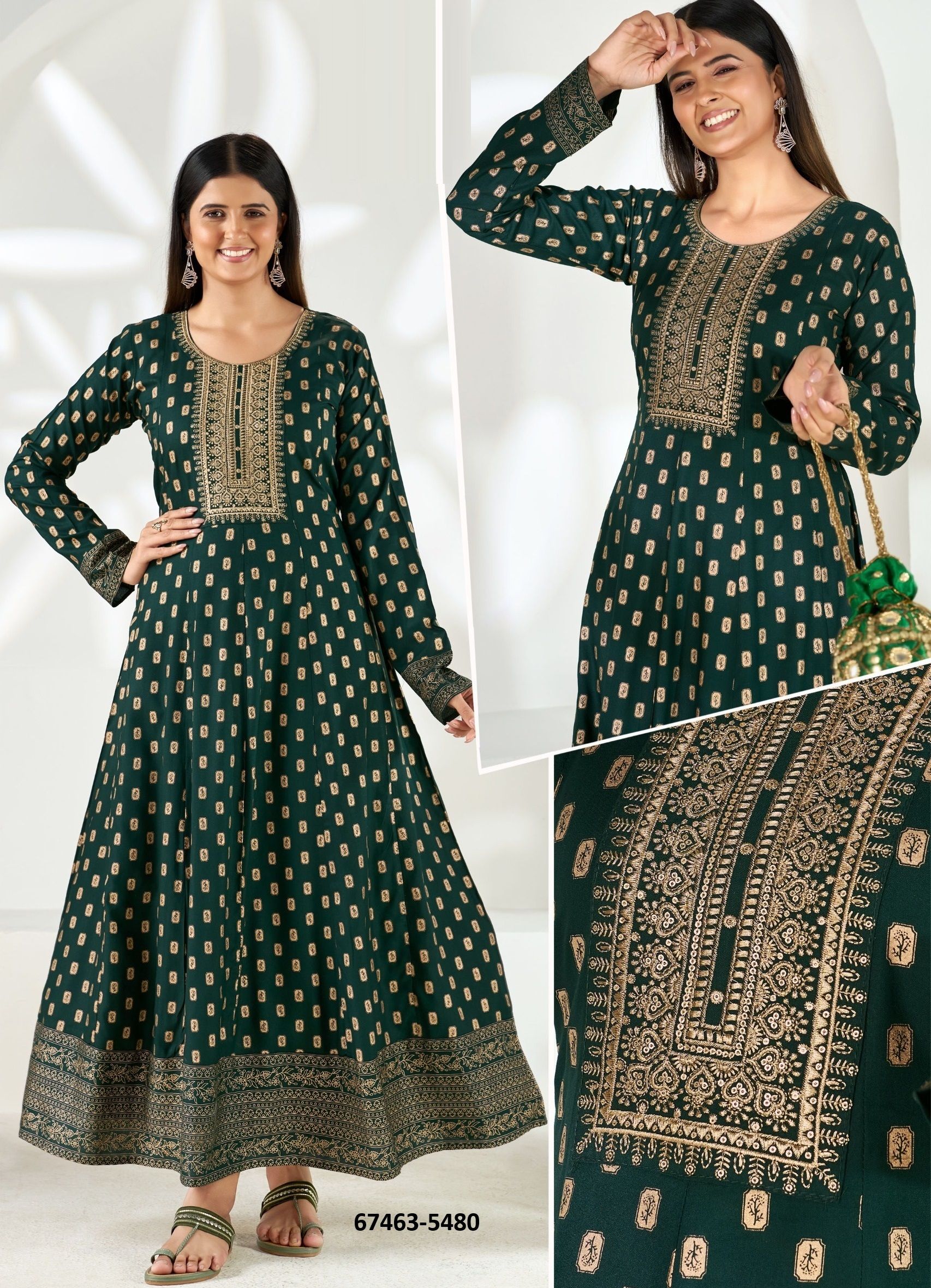 ASHIYANA - Catalog # 67463 (Set of 42 SIZE-SETS [Readymade Salwar Suits])