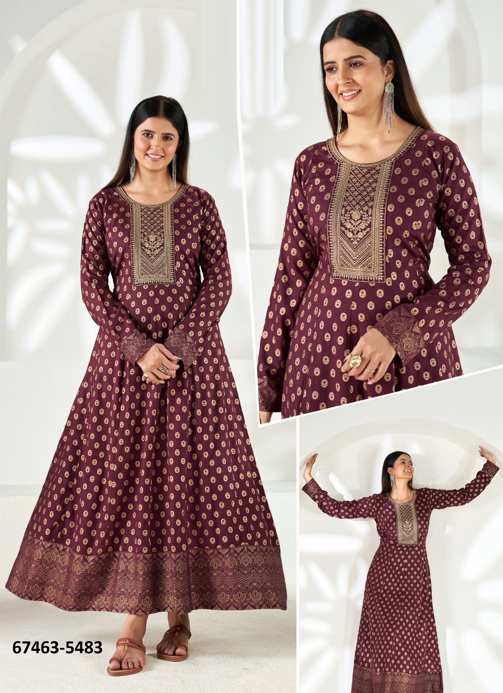 ASHIYANA - Catalog # 67463 (Set of 42 SIZE-SETS [Readymade Salwar Suits])