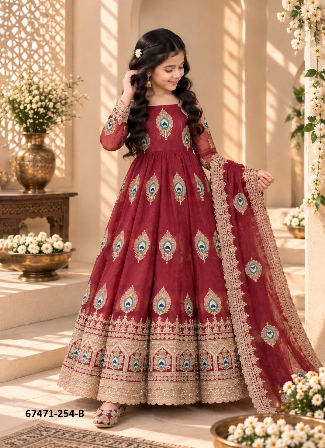 DELVINA - Catalog # 67471 (Set of 2 Readymade Salwar Suits) DELVINA - Catalog # 67471 (Set of 2 Readymade Salwar Suits)