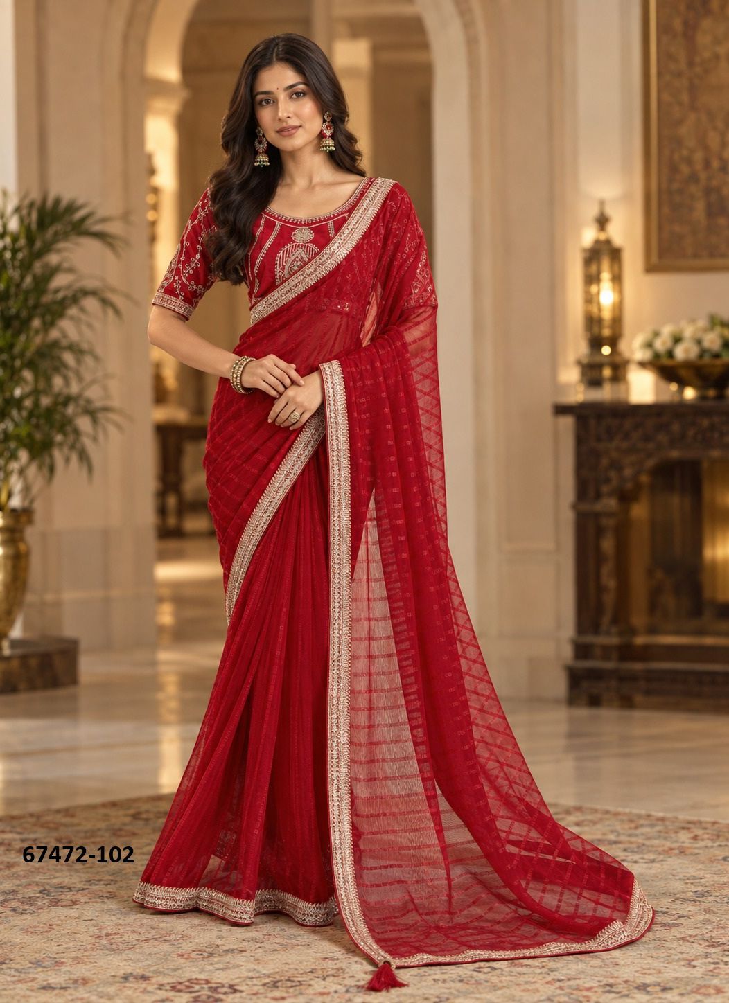 PREMIKA - Catalog # 67472 (Set of 6 Sarees)