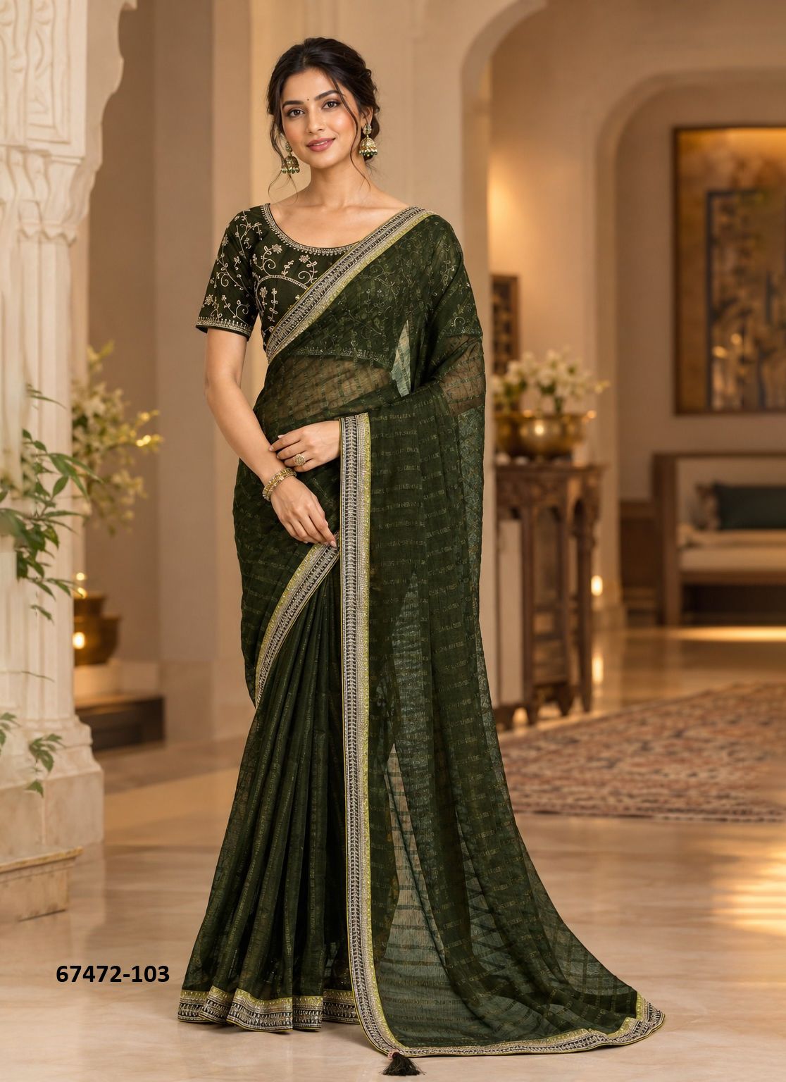 PREMIKA - Catalog # 67472 (Set of 6 Sarees)