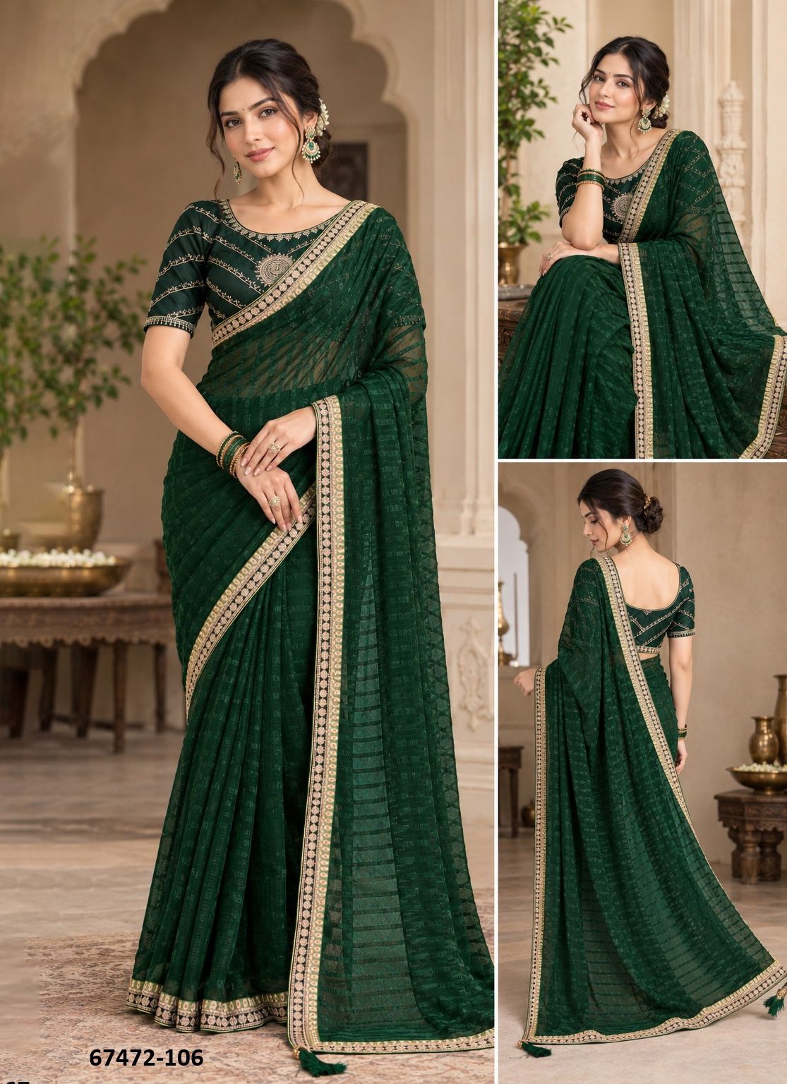 PREMIKA - Catalog # 67472 (Set of 6 Sarees)