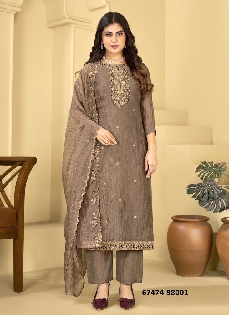 NAINIKA - Catalog # 67474 (Set of 6 Readymade Salwar Suits) NAINIKA - Catalog # 67474 (Set of 6 Readymade Salwar Suits)