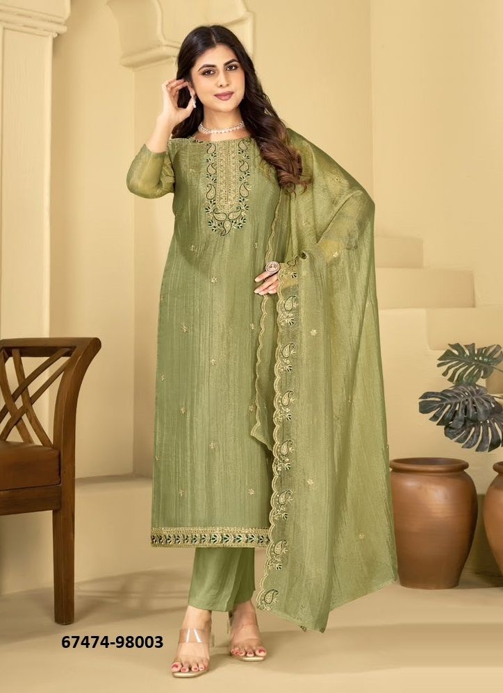 NAINIKA - Catalog # 67474 (Set of 6 Readymade Salwar Suits) NAINIKA - Catalog # 67474 (Set of 6 Readymade Salwar Suits)