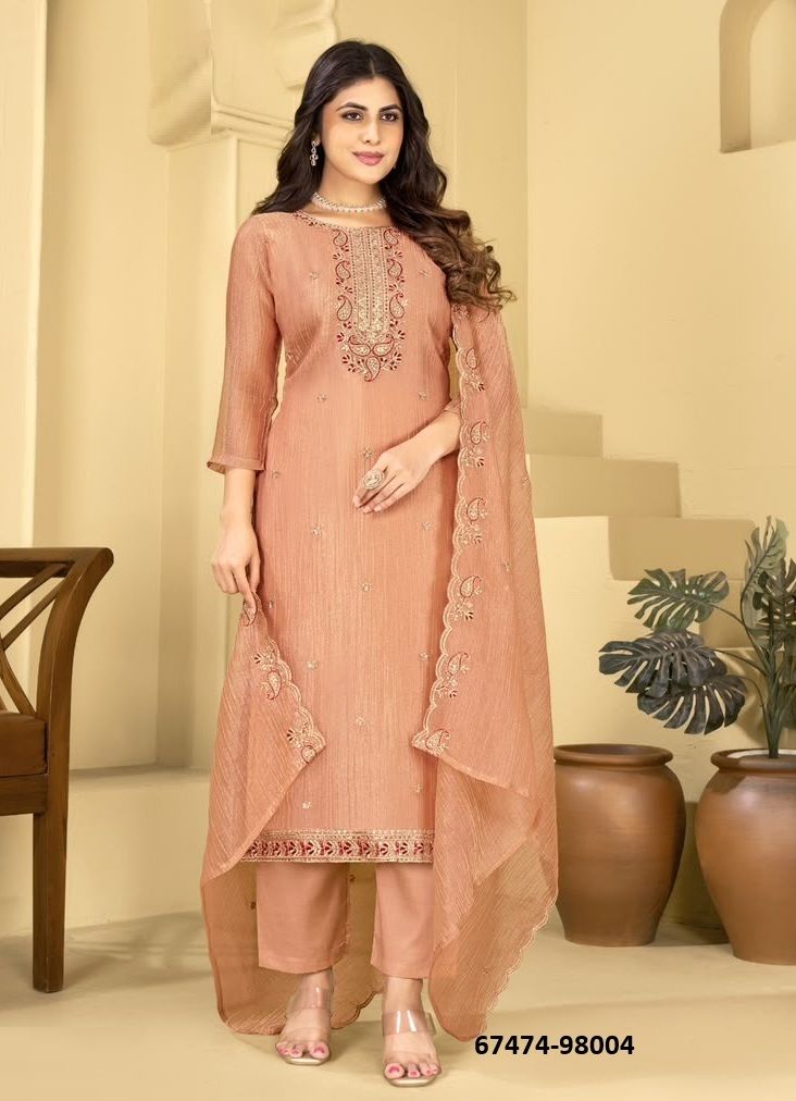 NAINIKA - Catalog # 67474 (Set of 6 Readymade Salwar Suits) NAINIKA - Catalog # 67474 (Set of 6 Readymade Salwar Suits)