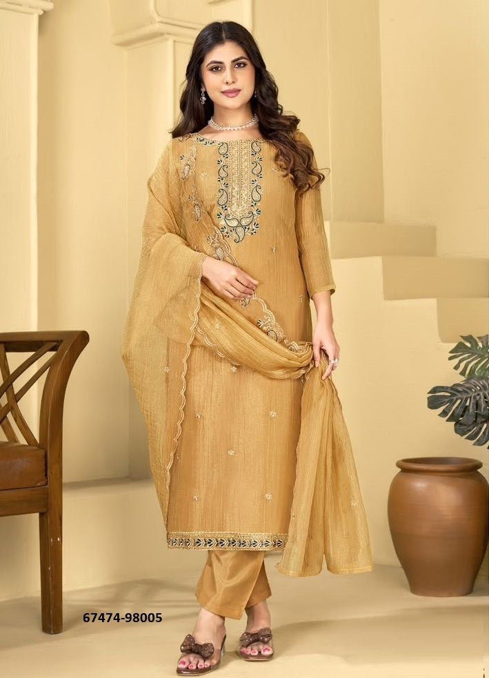 NAINIKA - Catalog # 67474 (Set of 6 Readymade Salwar Suits) NAINIKA - Catalog # 67474 (Set of 6 Readymade Salwar Suits)