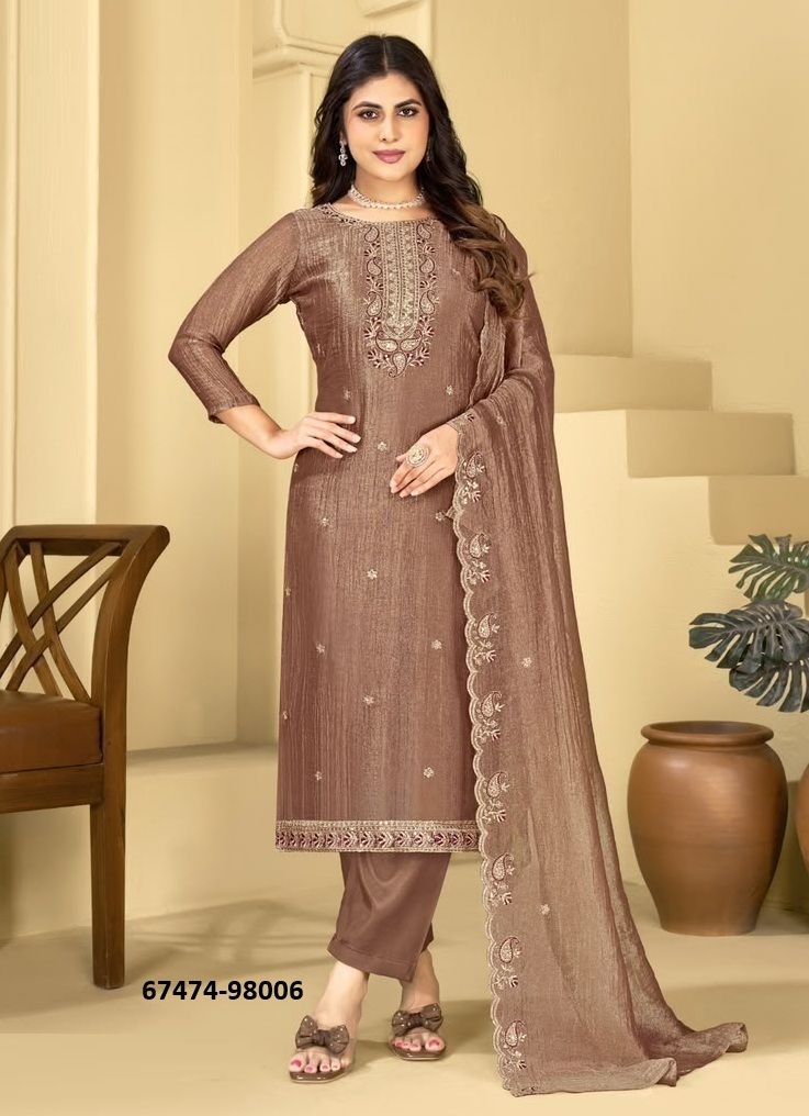 NAINIKA - Catalog # 67474 (Set of 6 Readymade Salwar Suits) NAINIKA - Catalog # 67474 (Set of 6 Readymade Salwar Suits)
