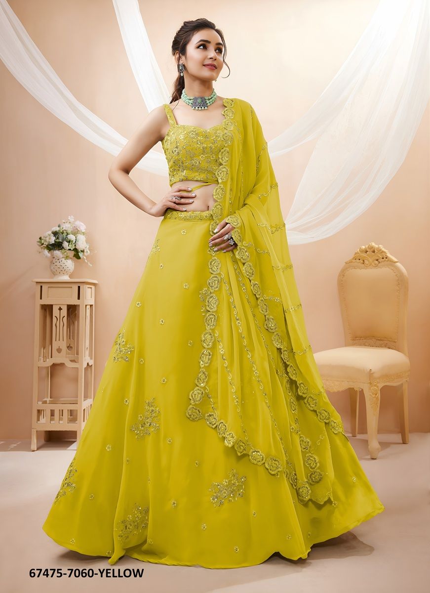 EDEN GARDEN - Catalog # 67475 (Set of 5 Semi-Stitched Lehengas) EDEN GARDEN - Catalog # 67475 (Set of 5 Semi-Stitched Lehengas)