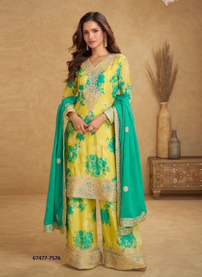 SUNAINA - Catalog # 67477 (Set of 2 Readymade Salwar Suits) SUNAINA - Catalog # 67477 (Set of 2 Readymade Salwar Suits)