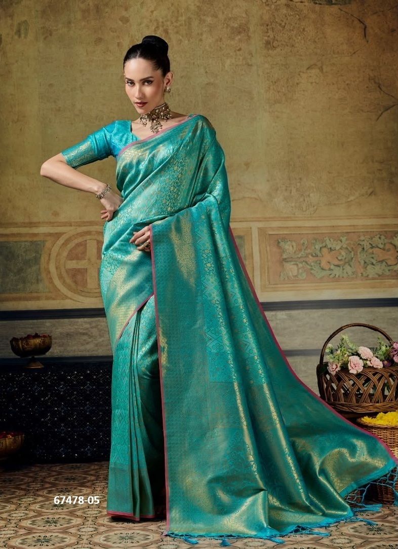 BAZEL - Catalog # 67478 (Set of 6 Sarees) BAZEL - Catalog # 67478 (Set of 6 Sarees)