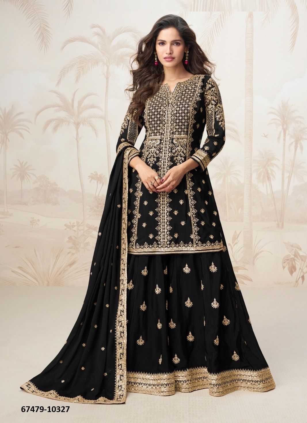 MEHENAAZ - Catalog # 67479 (Set of 5 Readymade Salwar Suits)