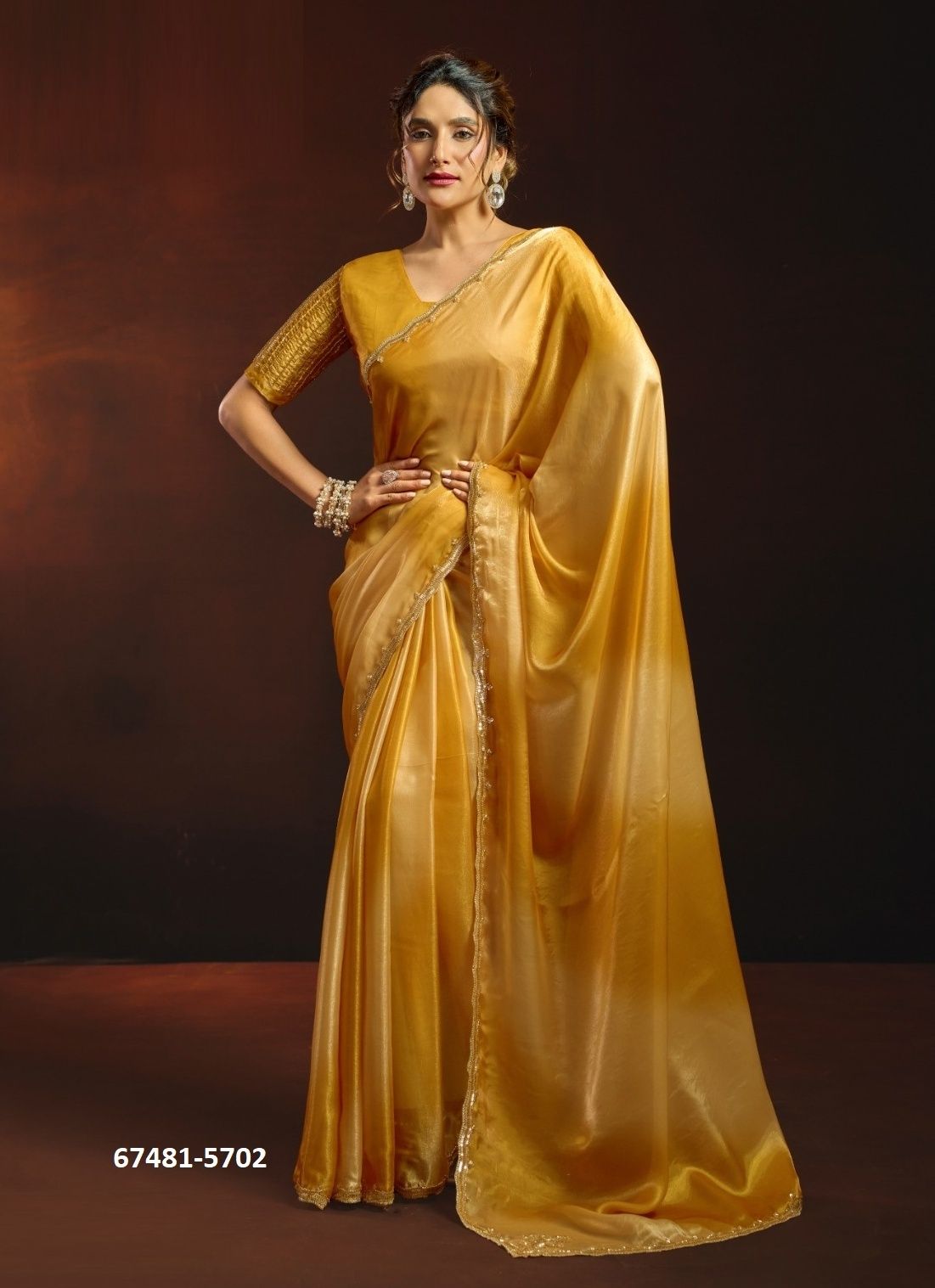 SHUMONA - Catalog # 67481 (Set of 6 Sarees) SHUMONA - Catalog # 67481 (Set of 6 Sarees)