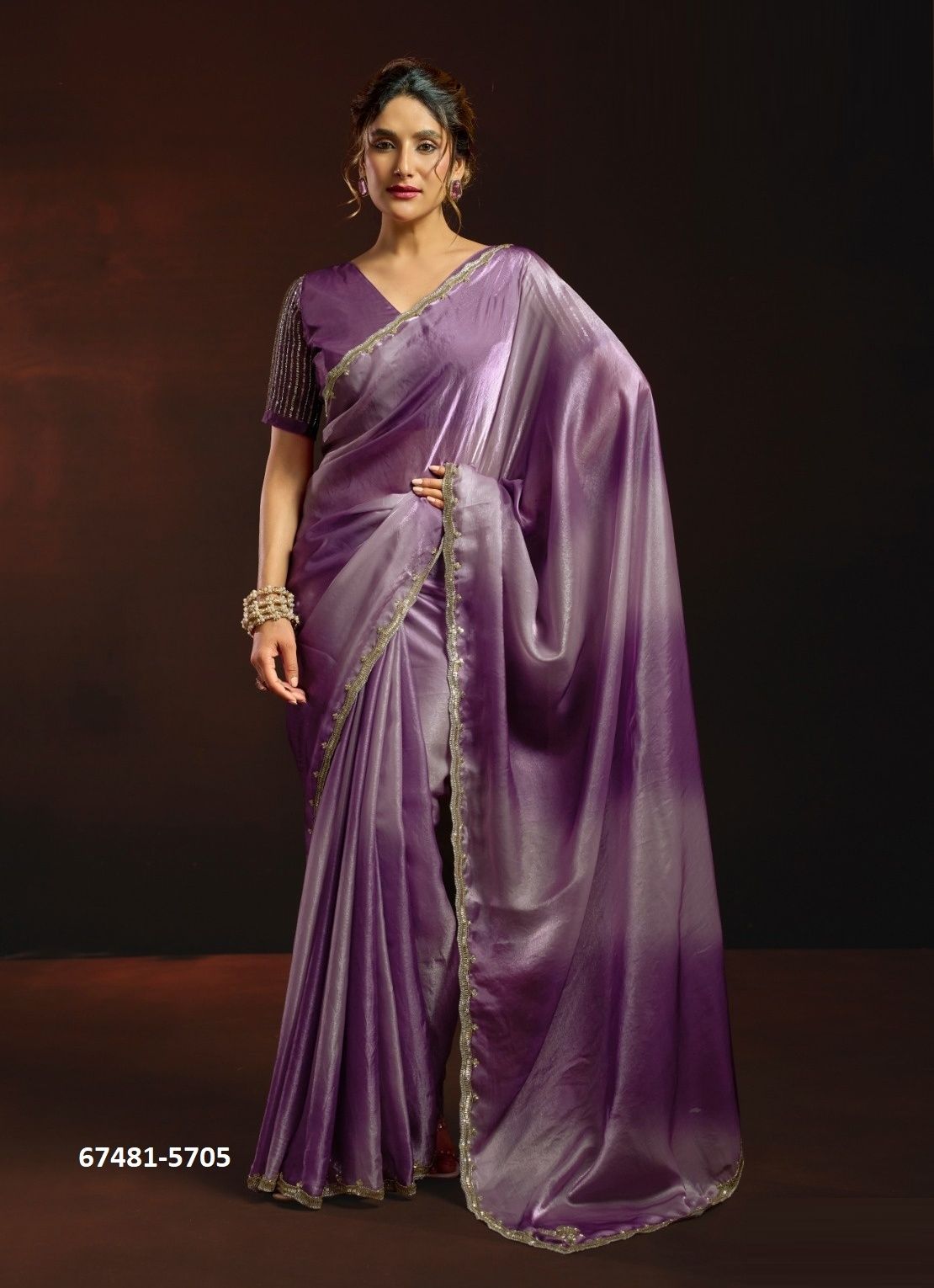SHUMONA - Catalog # 67481 (Set of 6 Sarees) SHUMONA - Catalog # 67481 (Set of 6 Sarees)