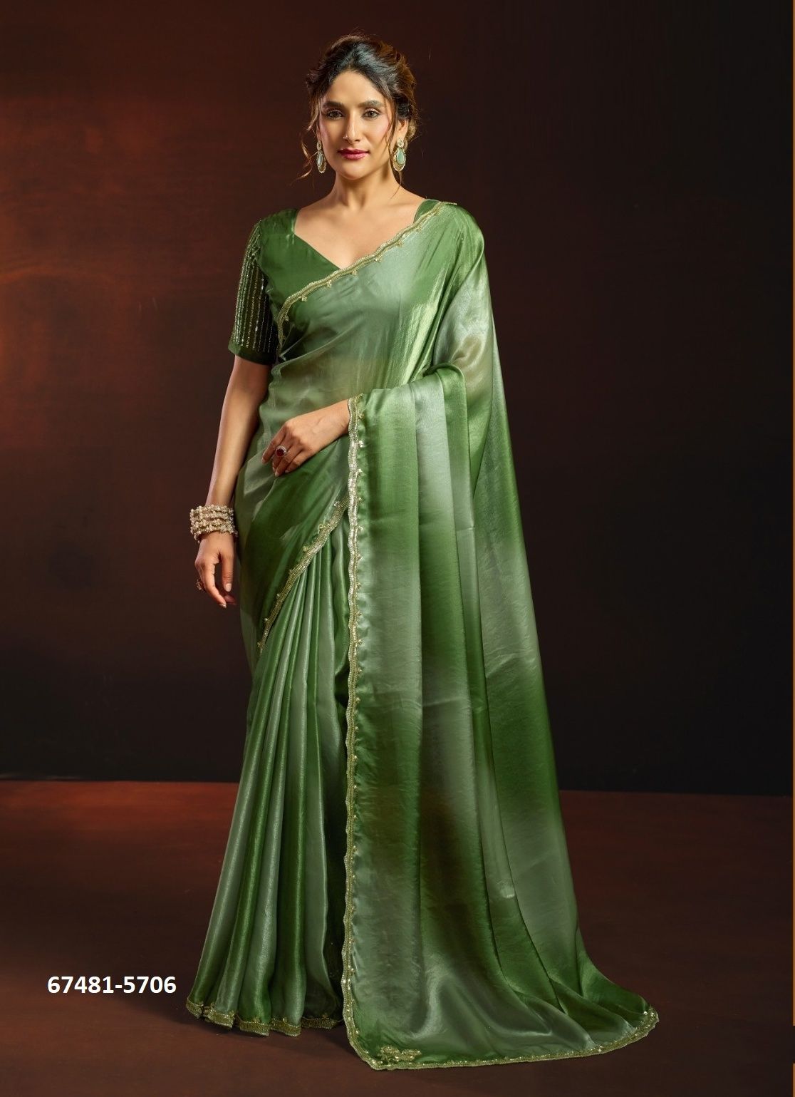 SHUMONA - Catalog # 67481 (Set of 6 Sarees) SHUMONA - Catalog # 67481 (Set of 6 Sarees)