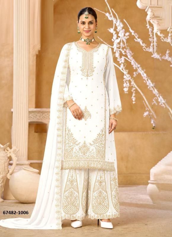 KHUSH NUMA - Catalog # 67482 (Set of 6 Readymade Salwar Suits) KHUSH NUMA - Catalog # 67482 (Set of 6 Readymade Salwar Suits)