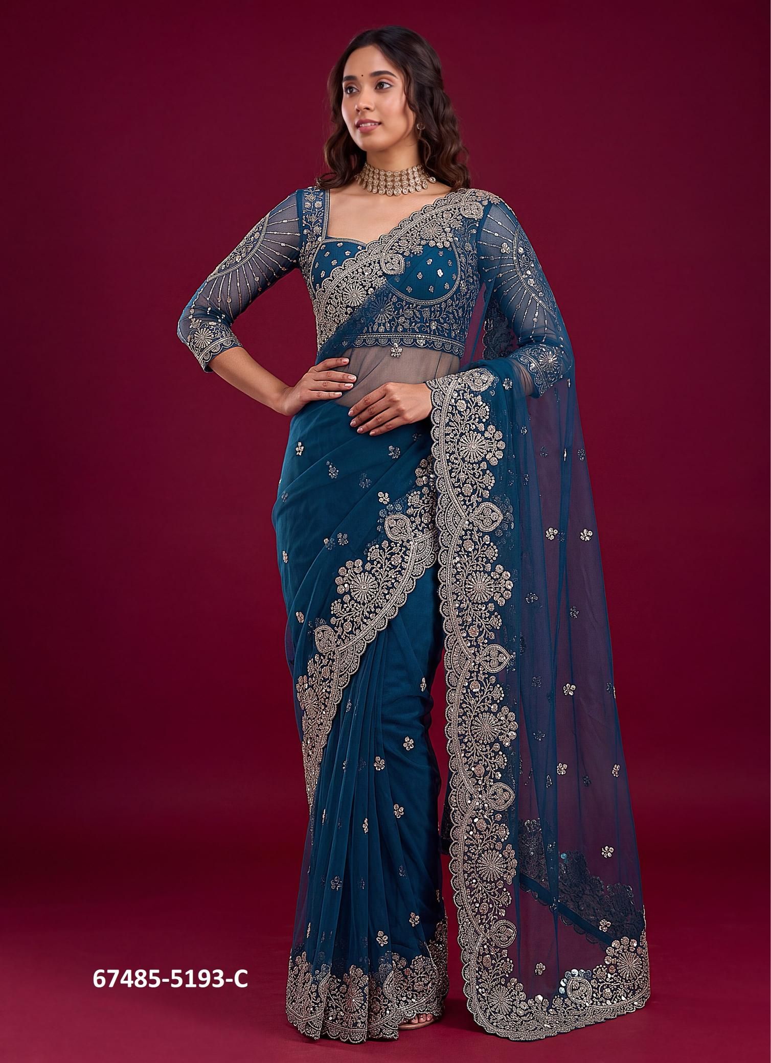 SHARMILI - Catalog # 67485 (Set of 4 Sarees)