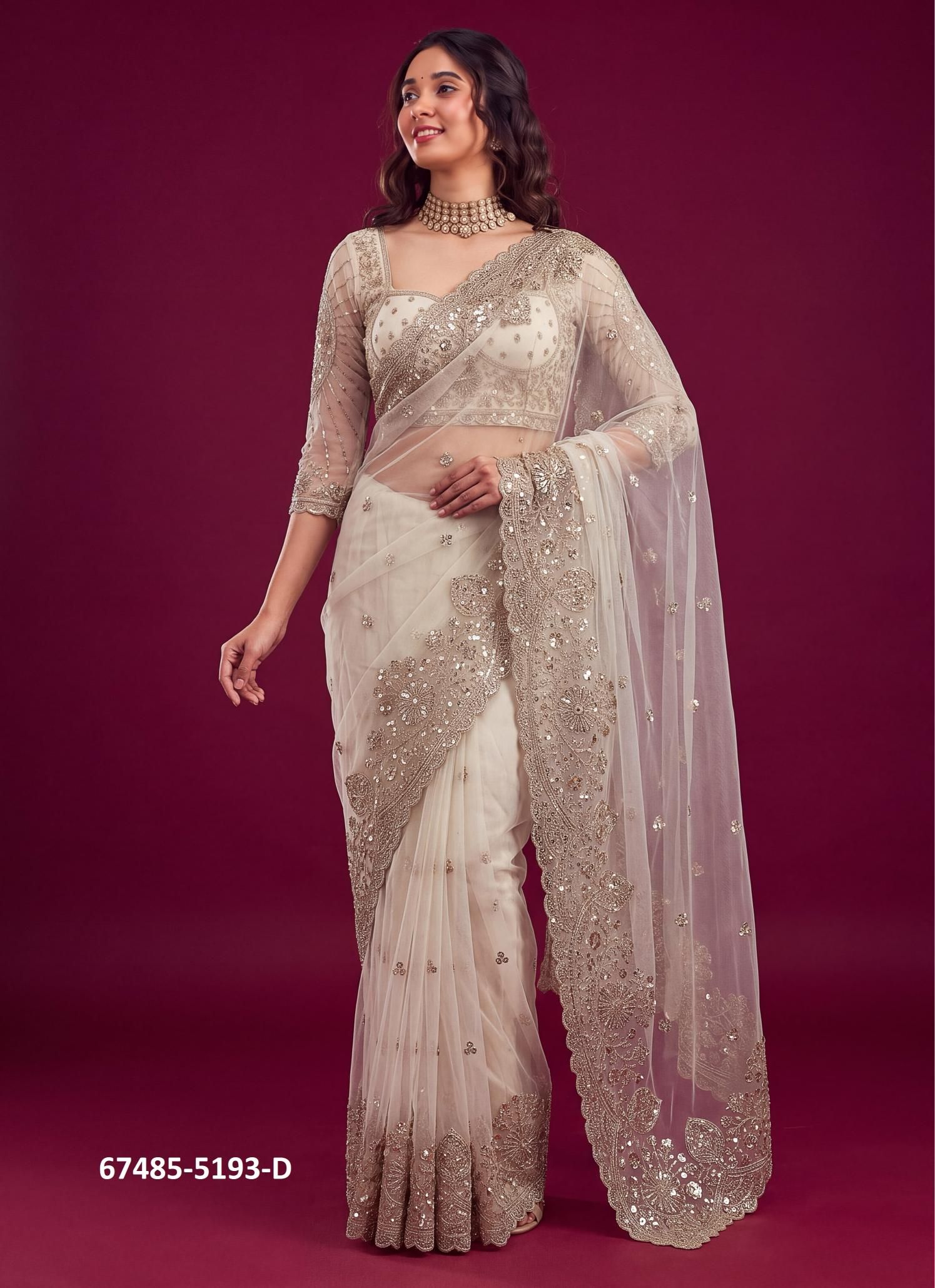 SHARMILI - Catalog # 67485 (Set of 4 Sarees)
