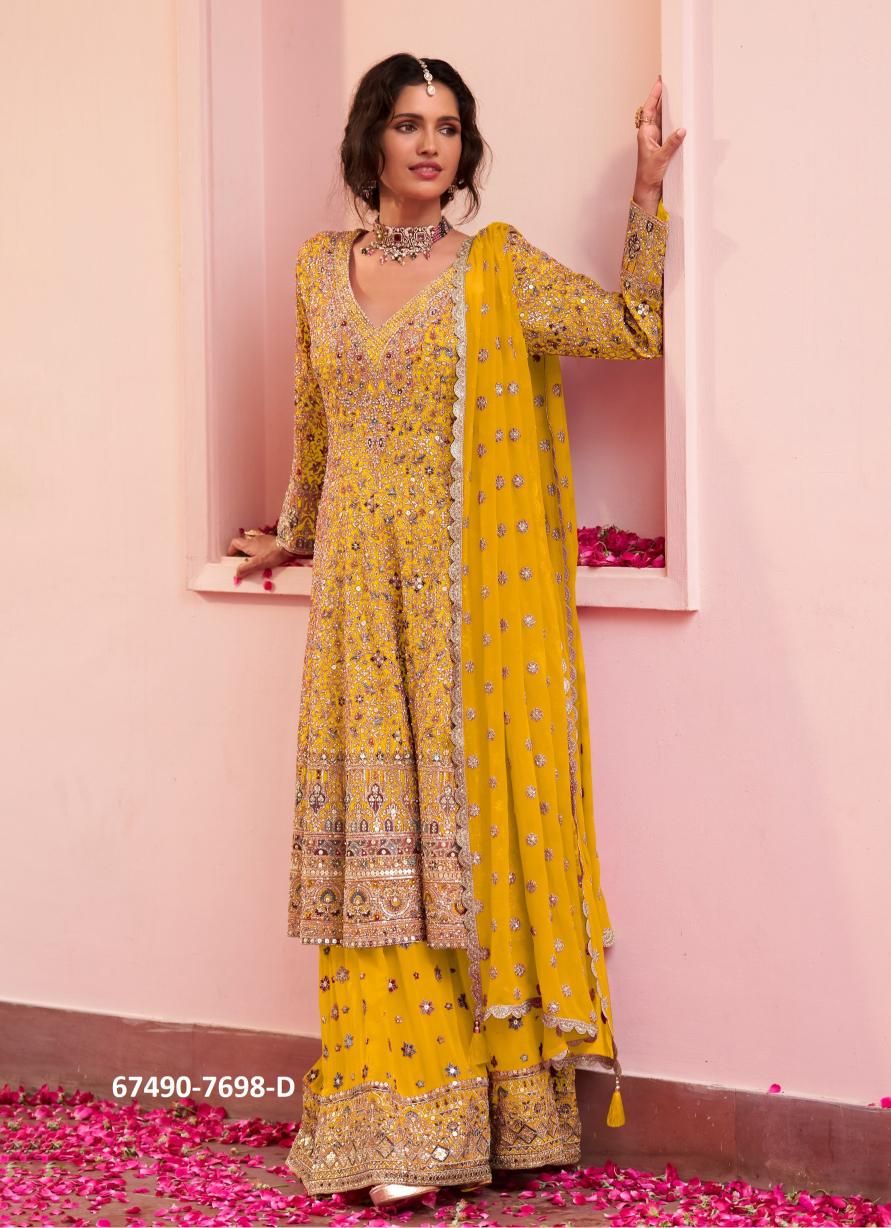 SAIRA - Catalog # 67490 (Set of 4 Readymade Salwar Suits) SAIRA - Catalog # 67490 (Set of 4 Readymade Salwar Suits)