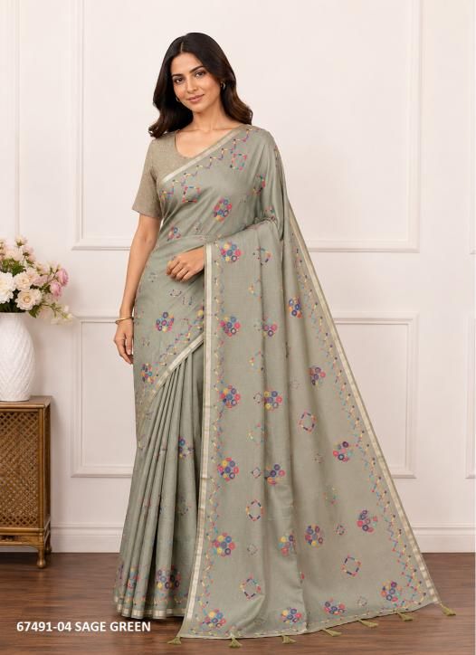 KAVYANJALI 4 - Catalog # 67491 (Set of 6 Sarees)