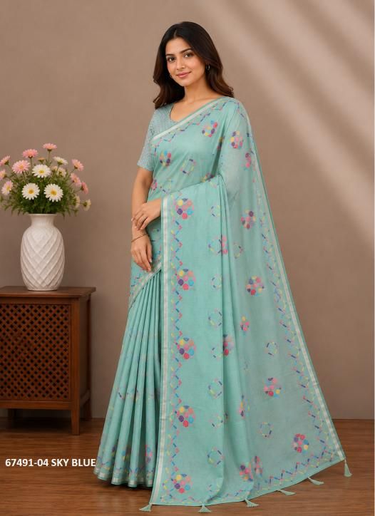KAVYANJALI 4 - Catalog # 67491 (Set of 6 Sarees)