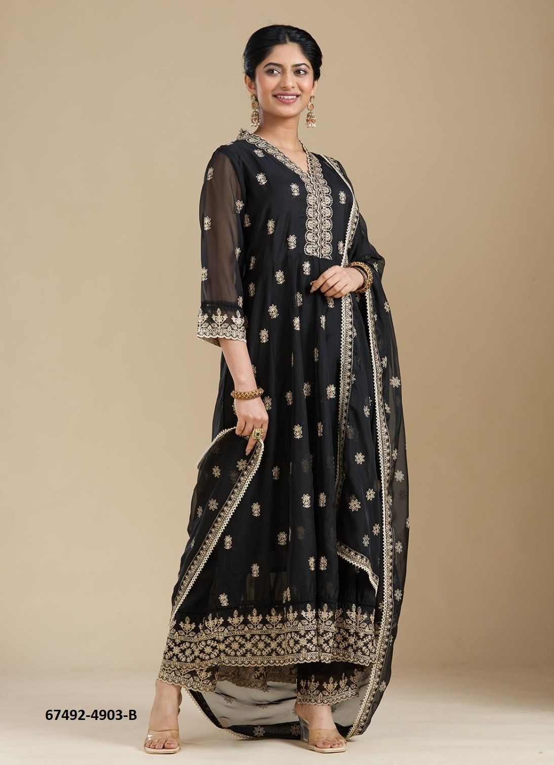 DELHI BELLY - Catalog # 67492 (Set of 2 Readymade Salwar Suits)