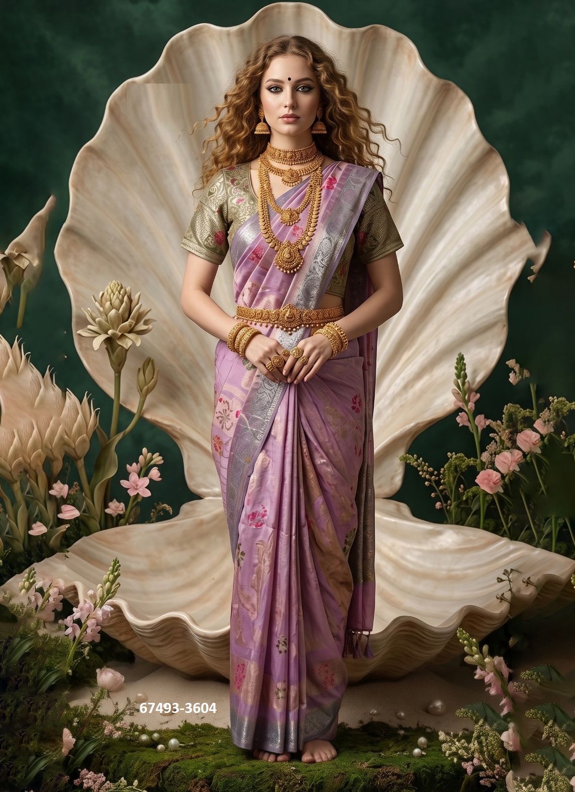 SILKINA - Catalog # 67493 (Set of 7 Sarees)
