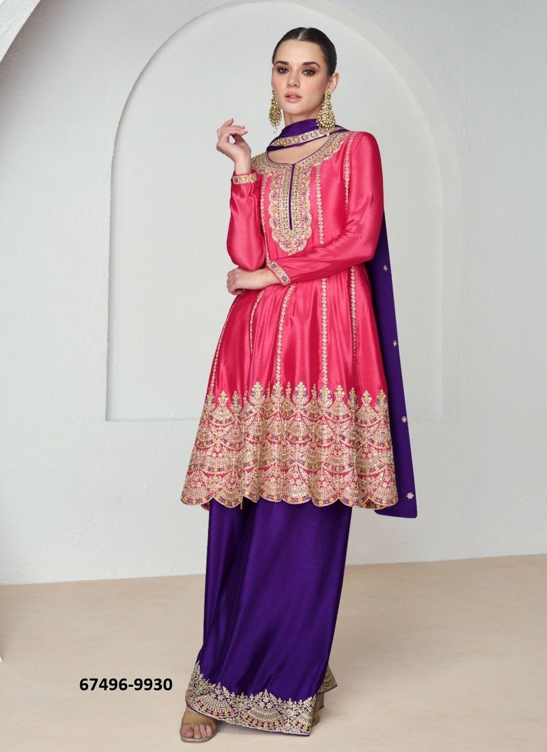 NOORIE - Catalog # 67496 (Set of 2 Readymade Salwar Suits) NOORIE - Catalog # 67496 (Set of 2 Readymade Salwar Suits)