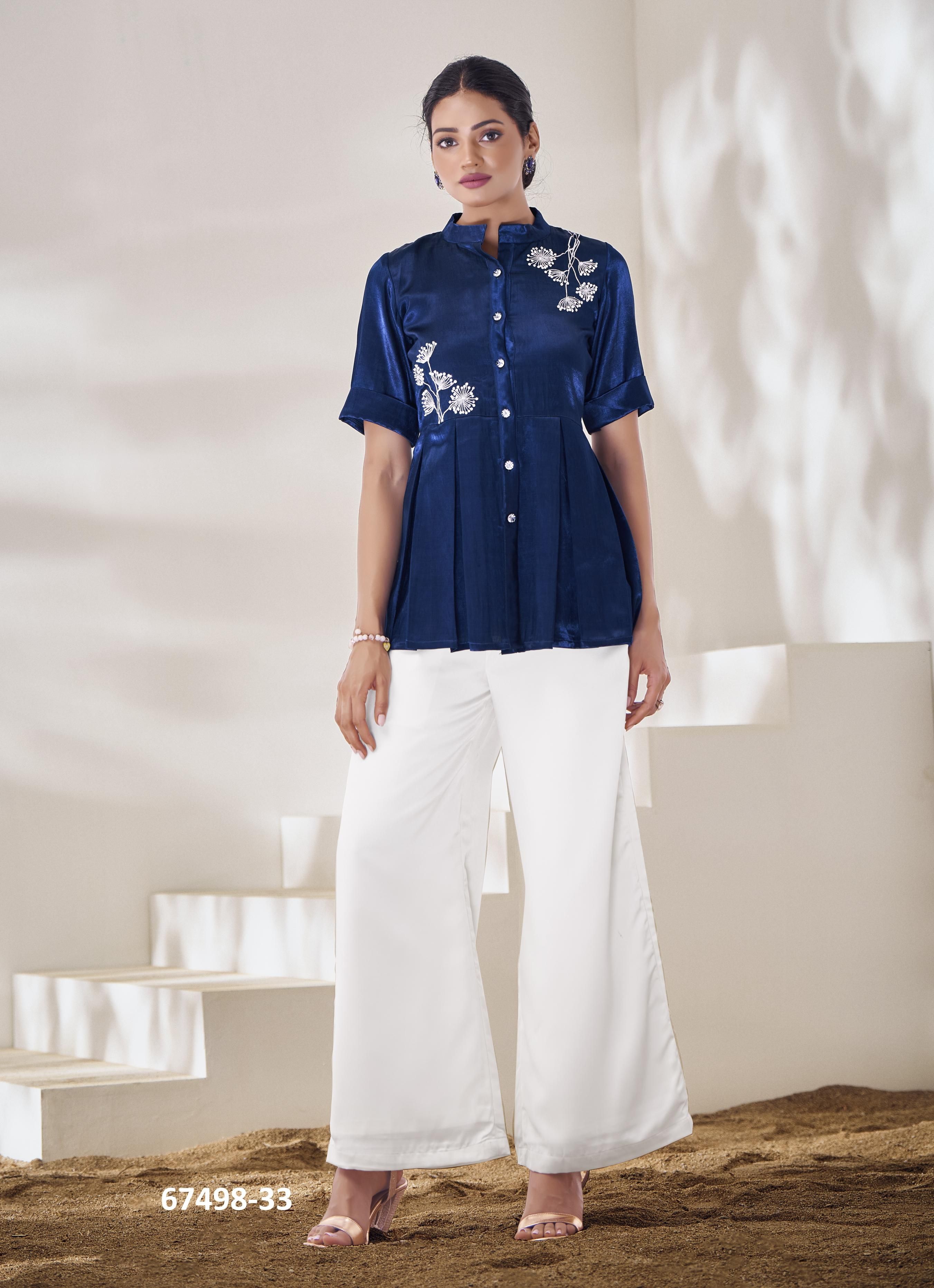 ENSEMBLE TOPS - Catalog # 67498 (Set of 4 Readymade Women's Kurtis / Tops) ENSEMBLE TOPS - Catalog # 67498 (Set of 4 Readymade Women's Kurtis / Tops)
