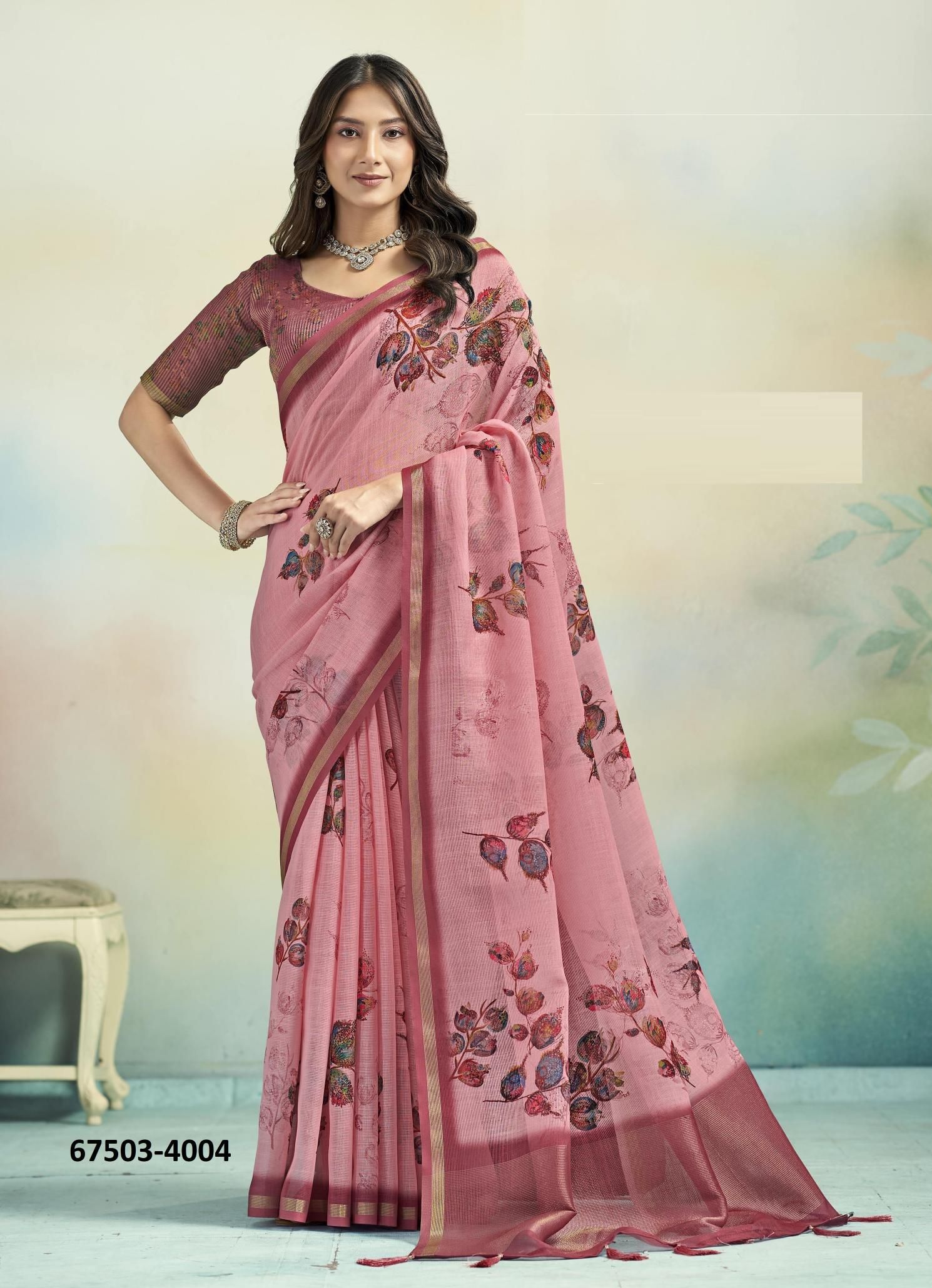 JYOTI CHARAN - Catalog # 67503 (Set of 9 Sarees) JYOTI CHARAN - Catalog # 67503 (Set of 9 Sarees)