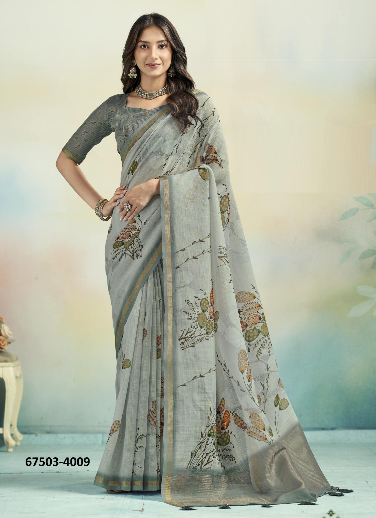 JYOTI CHARAN - Catalog # 67503 (Set of 9 Sarees) JYOTI CHARAN - Catalog # 67503 (Set of 9 Sarees)