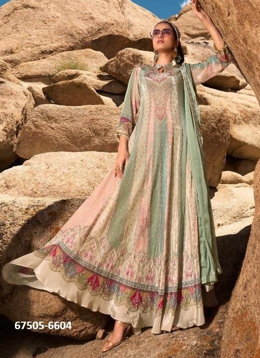 DIVISHA - Catalog # 67505 (Set of 4 Readymade Gowns) DIVISHA - Catalog # 67505 (Set of 4 Readymade Gowns)
