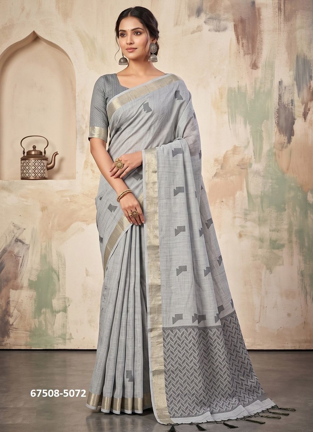 ELENA - Catalog # 67508 (Set of 8 Sarees) ELENA - Catalog # 67508 (Set of 8 Sarees)