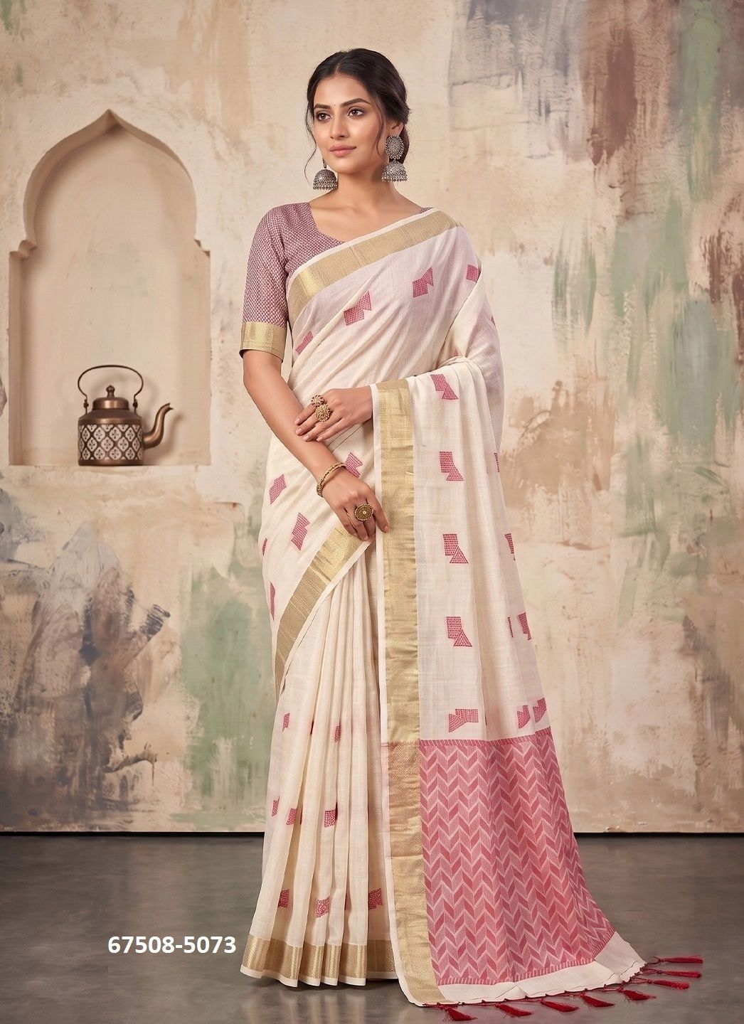 ELENA - Catalog # 67508 (Set of 8 Sarees) ELENA - Catalog # 67508 (Set of 8 Sarees)